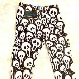 CHARLIES PROJECT Black White Ghost Soft Leggings
